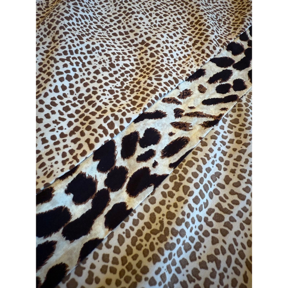 Women's Umgee M Beige Brown Black Leopard Print Kimono - Picture 9 of 10